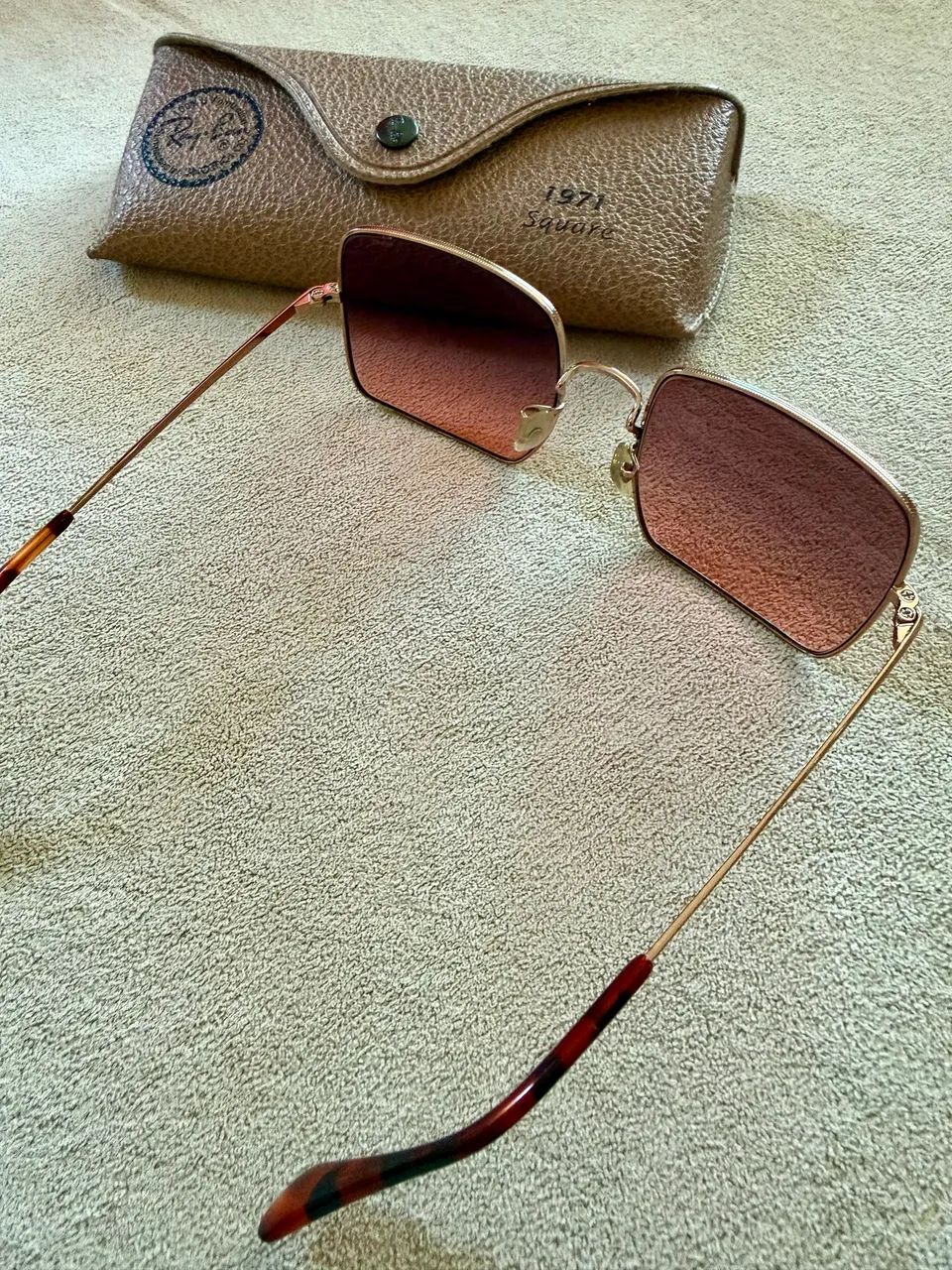 Rayban Square 1971 ORIGINAL - Foto 3