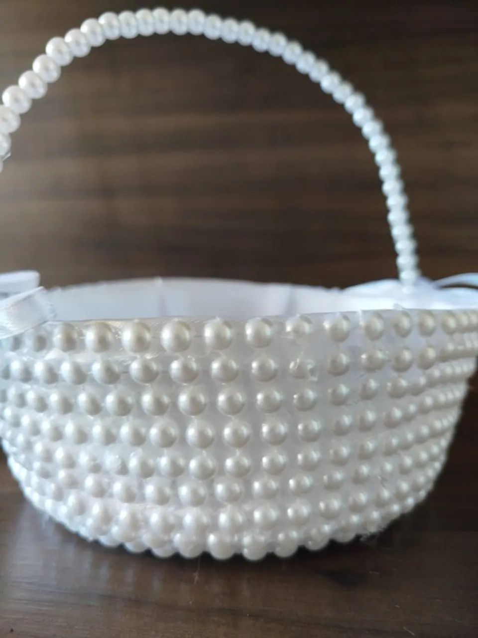 Cestinha para Daminha com Pérolas | Casamento