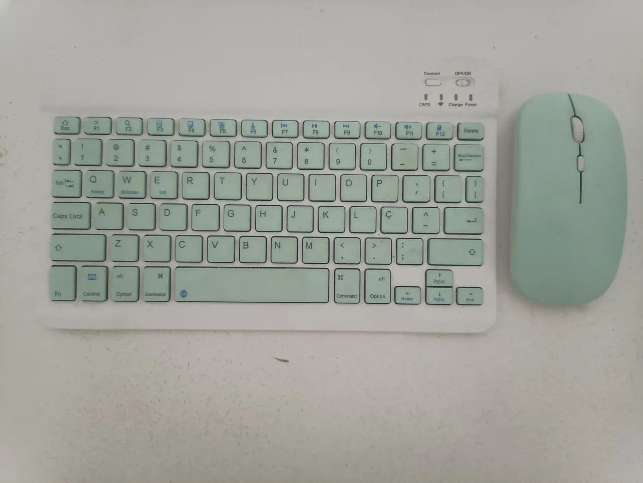 Teclado e mouse bluetooth