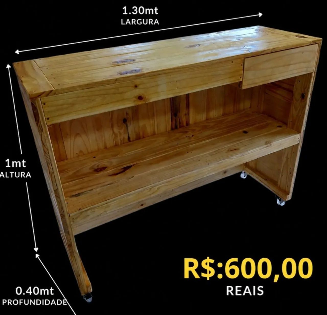 Balcão em pallet  - Foto 3