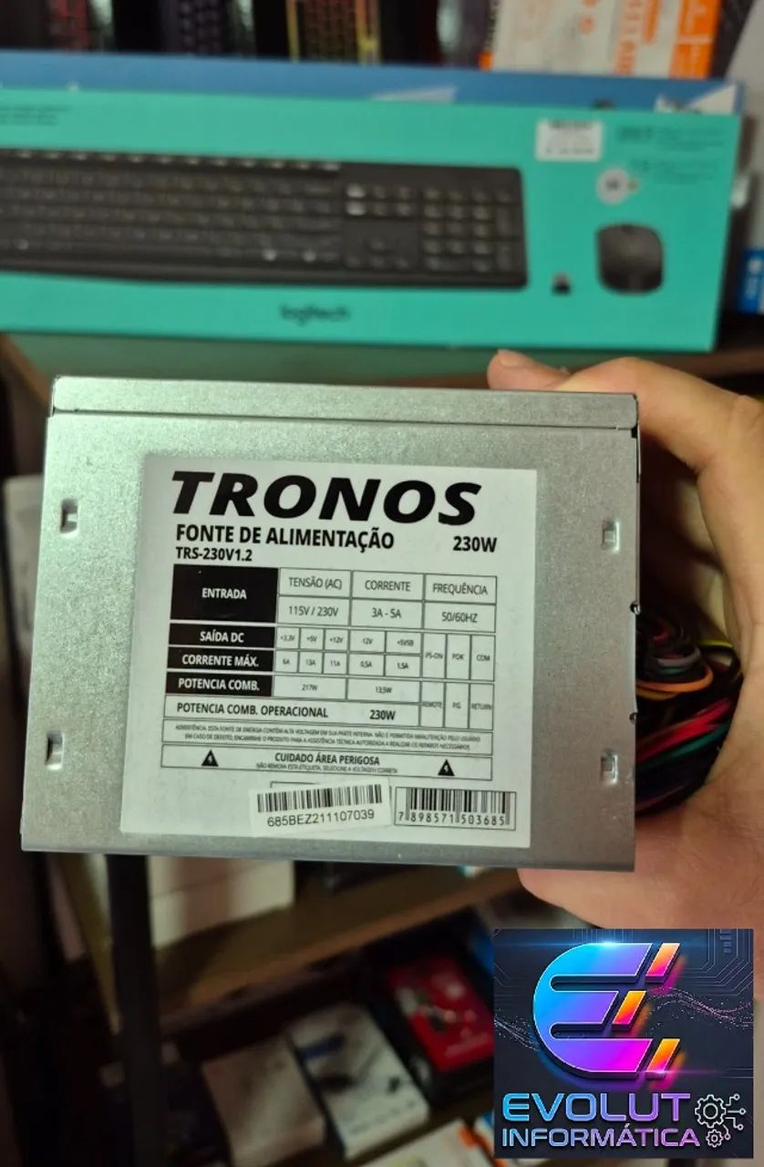 Fonte 230w Brazil PC nova, lacrada, com garantia!