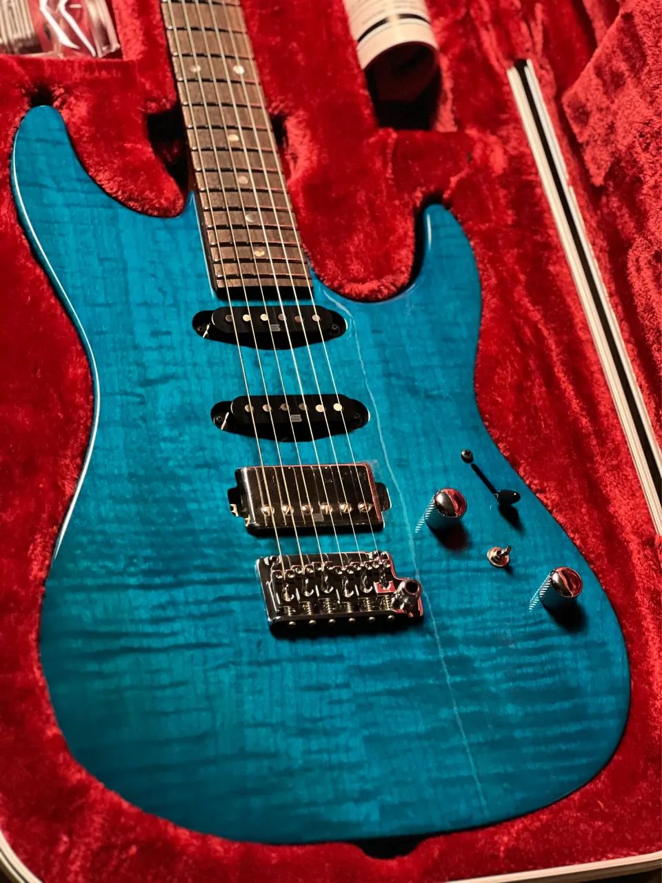 Ibanez MMN1-TAB Martin Miller Signature Aqua Blue - Foto 4
