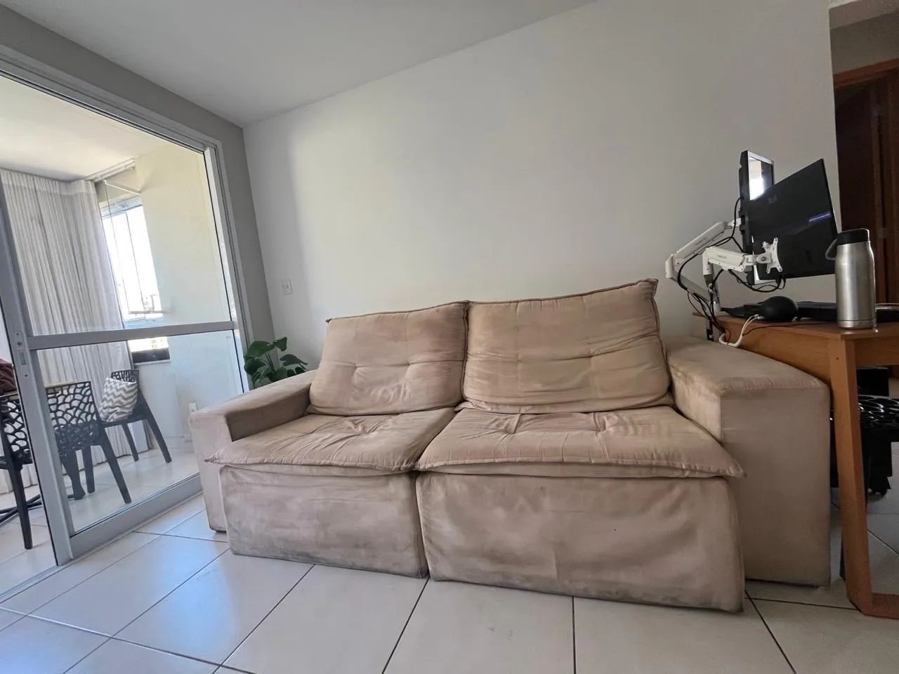 Vendo sofá retrátil reclinável grande usado