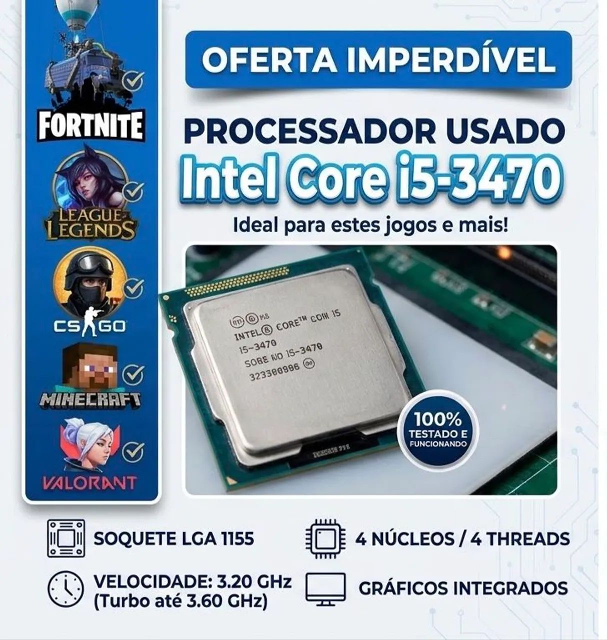 Processador Intel i5 3570 - Foto 2