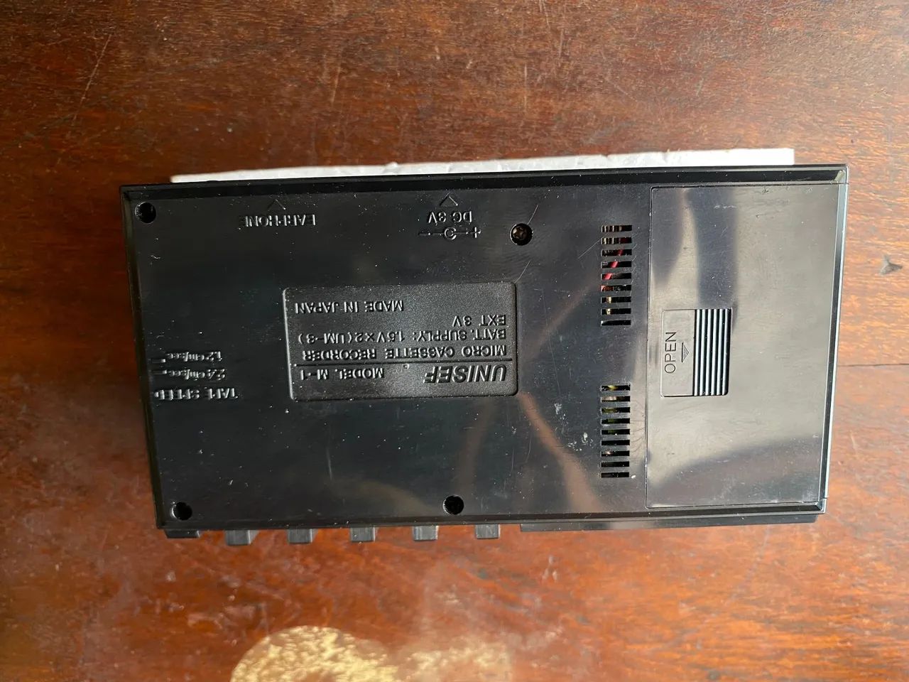 Gravador antigo microcassette unisef (Japan) (ref:349) - Foto 4