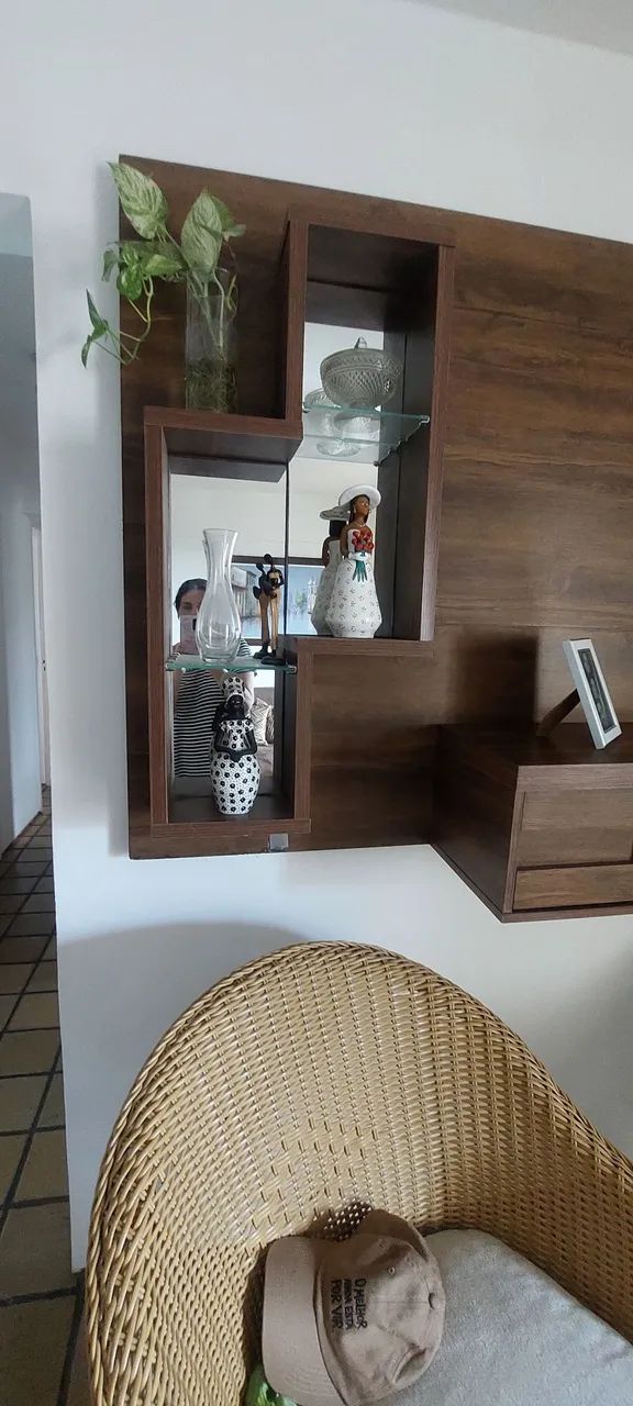 Vendo painel de TV de madeira - Foto 3