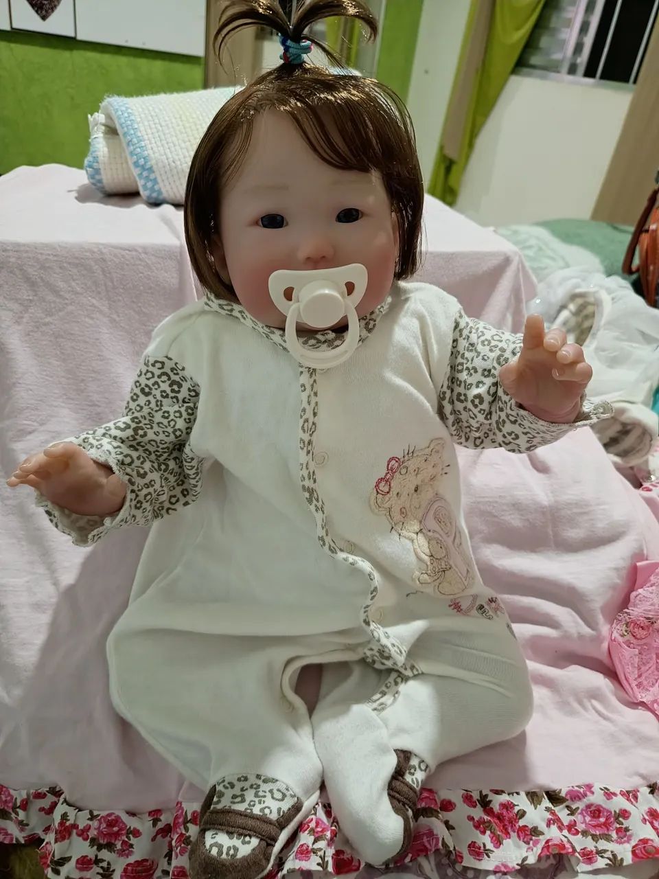 Bebê reborn 50 cm importado novo