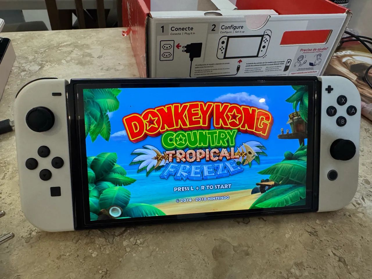 Nintendo switch Oled desbloqueado - USADO - Foto 2