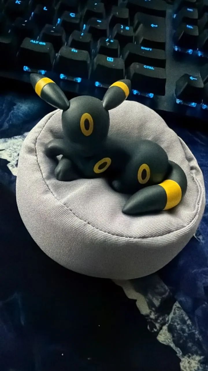 Blind Box Pokemon Eevee Evoluções Sleeping Caixa Cega Figure - Foto 3
