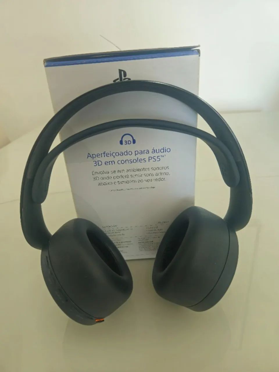 Headset PS5 sem Fio Pulse 3D Midnight Black - Foto 3