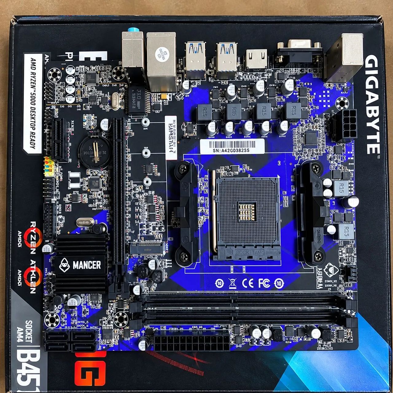 placa mãe ddr4 A320m amd