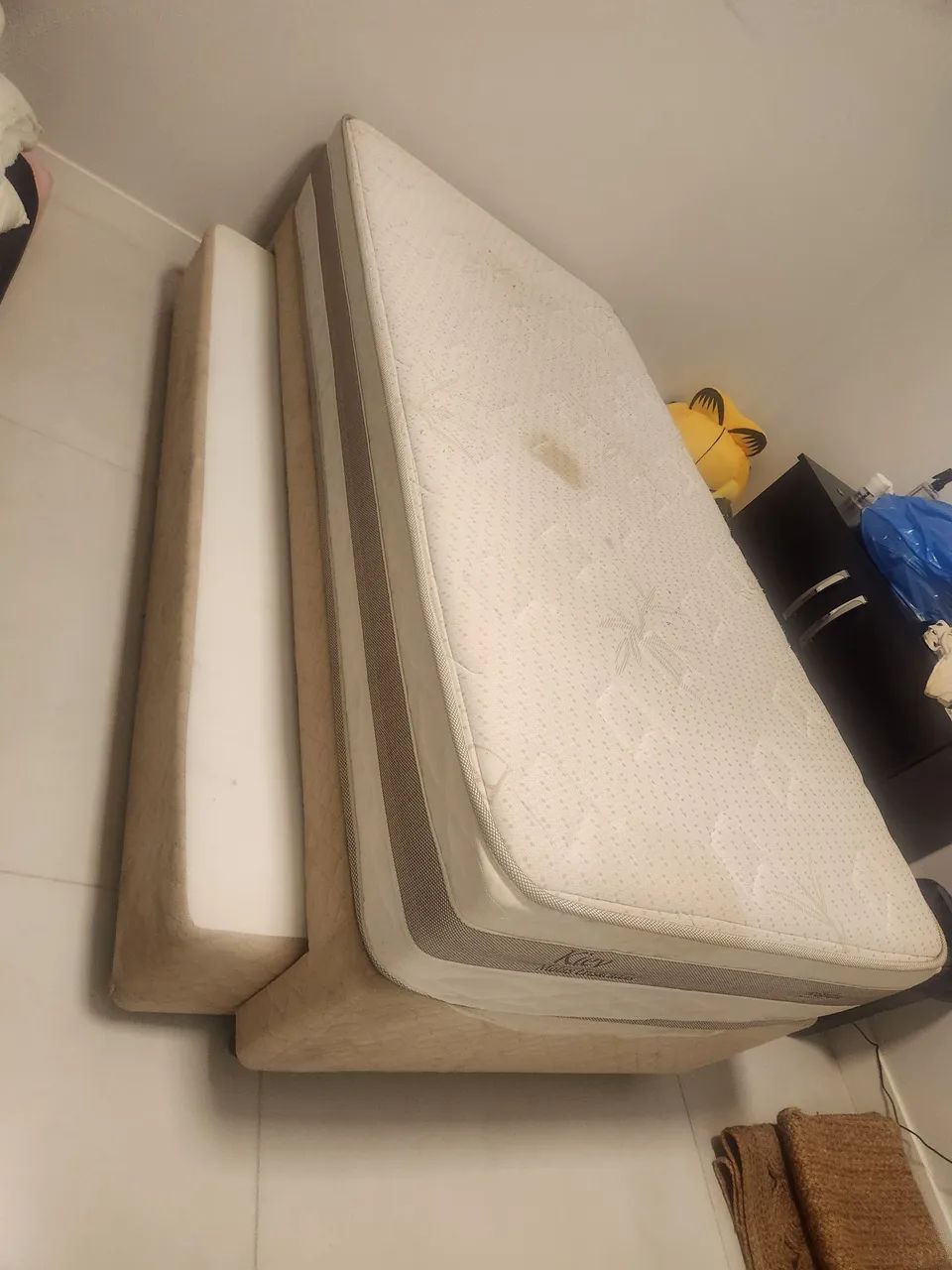 Cama Box Solteiro Colchão + Auxiliar  - Foto 2