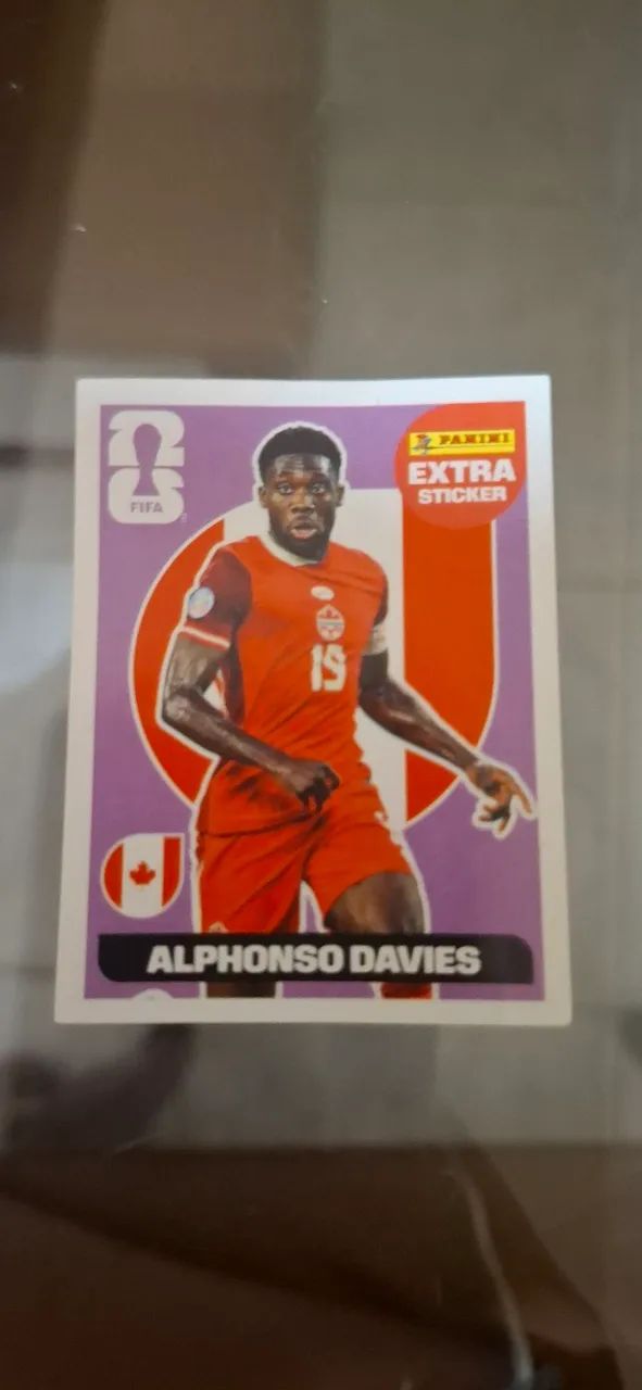Figurinha Alfonso Daves extra stick 