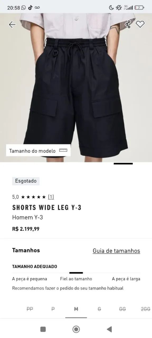 Bermuda Y-3 - Foto 3