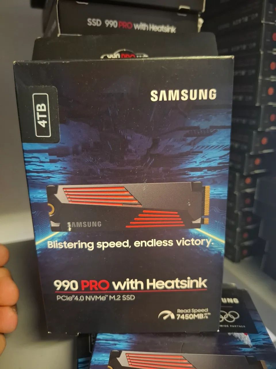 SSD Samsung 990 Pro 4TB Com Dissipador - LACRADO - Armazenamento