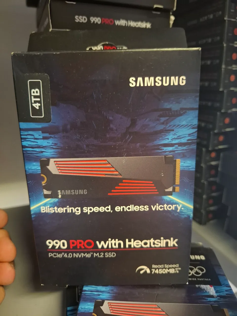 SSD Samsung 990 Pro 2TB, Nvme M.2 2280, Leitura até 7450mb/s e