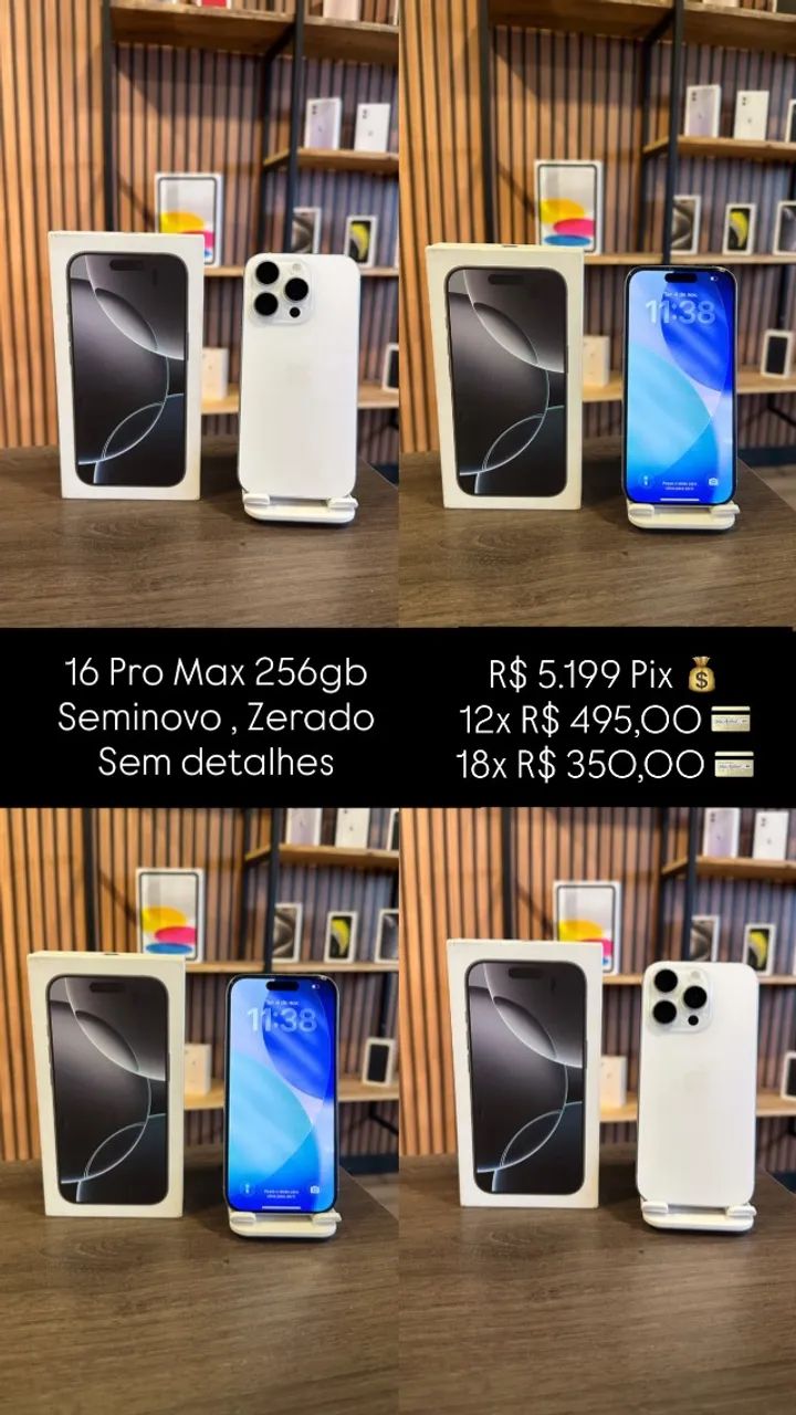16 Pro Max 256gb - Seminovo, Garantia 6 meses - Foto 4