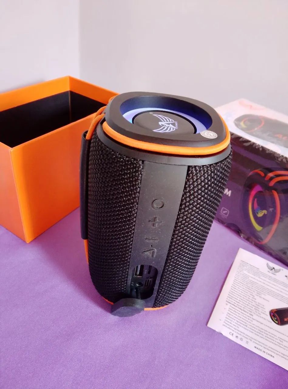 Caixinha de som Bluetooth Anatel Aprovada  Som top - Foto 4