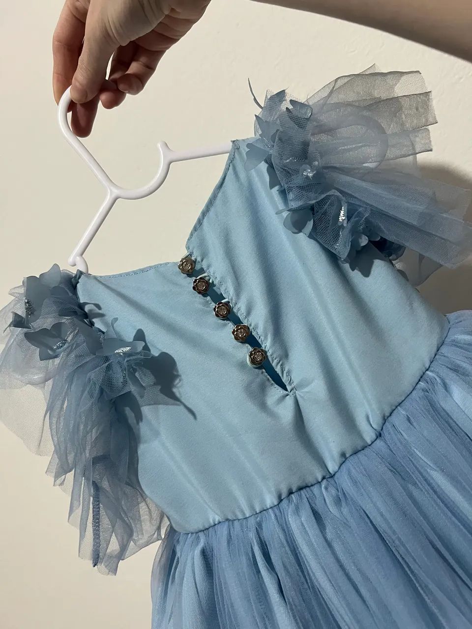 Vestido azul jardim encantado  - Foto 3