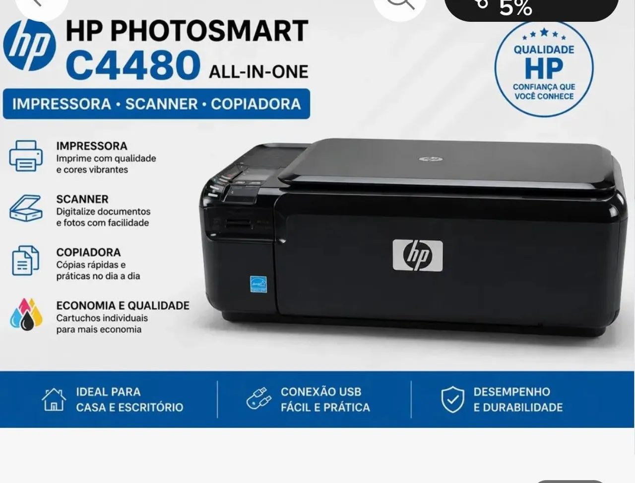 Impressora HP - Foto 3