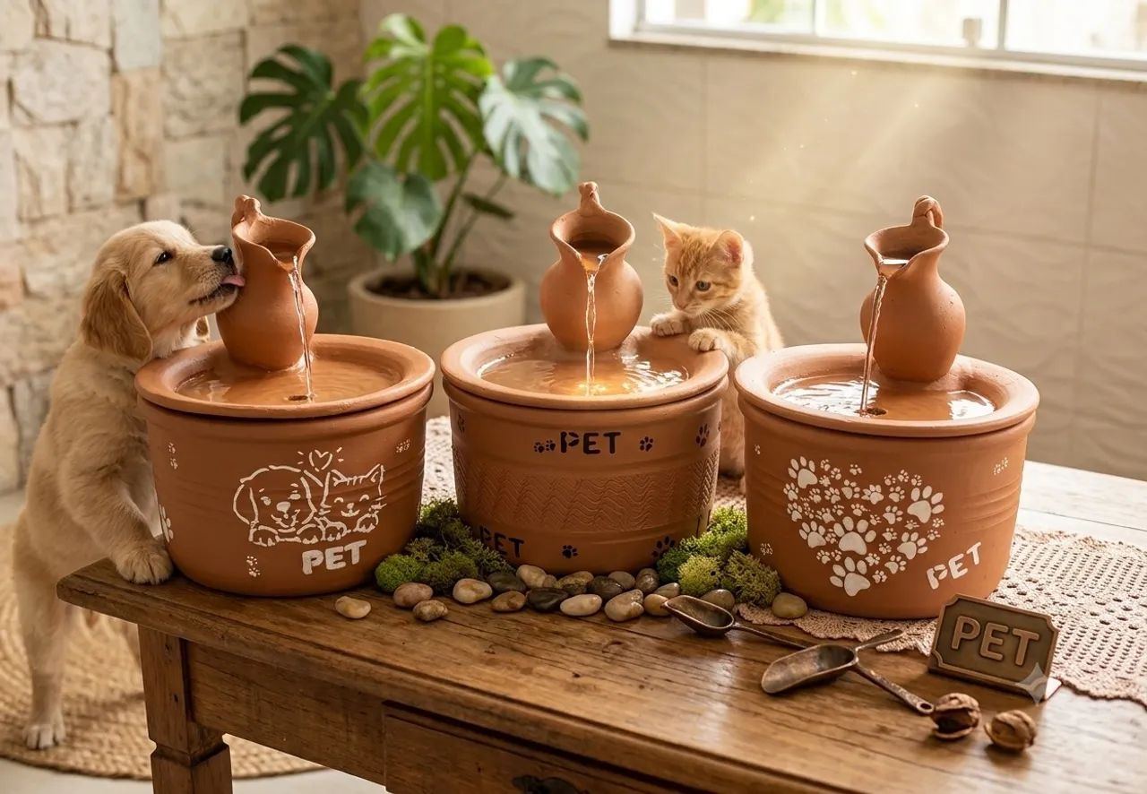 Fontes de barro pets - Foto 3