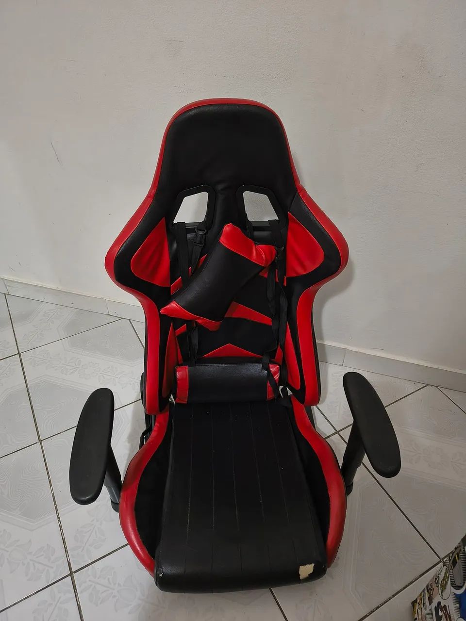 Parte de cima da cadeira gamer