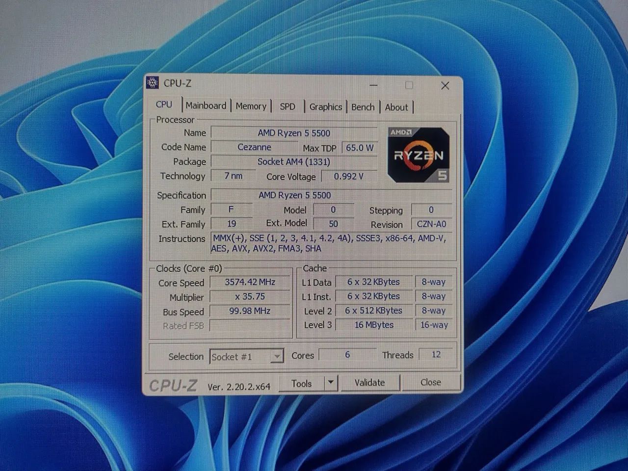 CPU GAMER RYZEN 5500 + RX7600 - Foto 4
