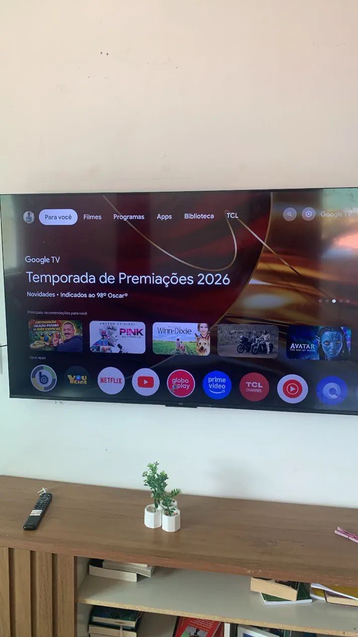 Vendo Smart Tv TCL 55 polegadas 4k GOOGLE TV/Android - Foto 3