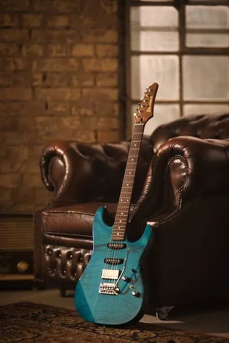 Ibanez MMN1-TAB Martin Miller Signature Aqua Blue - Foto 5