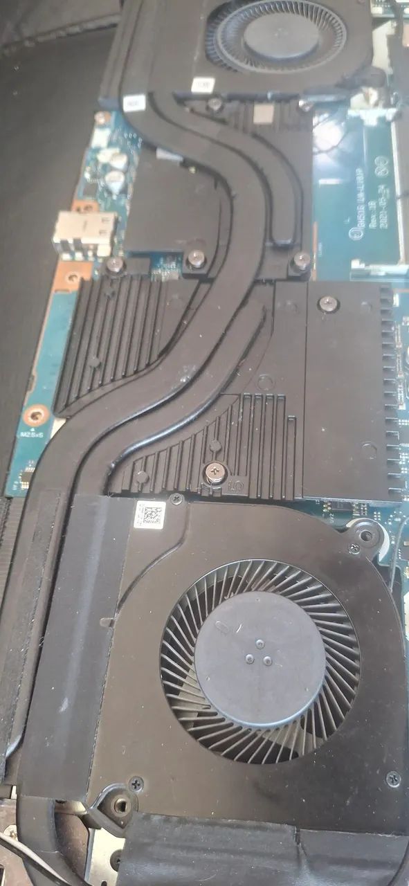 Cooler e dissipador do notebook nitro 5