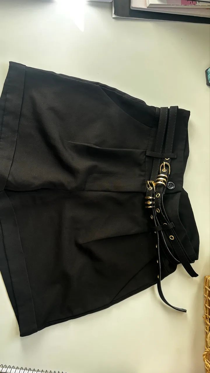 Short alfaiataria preto  - Foto 4
