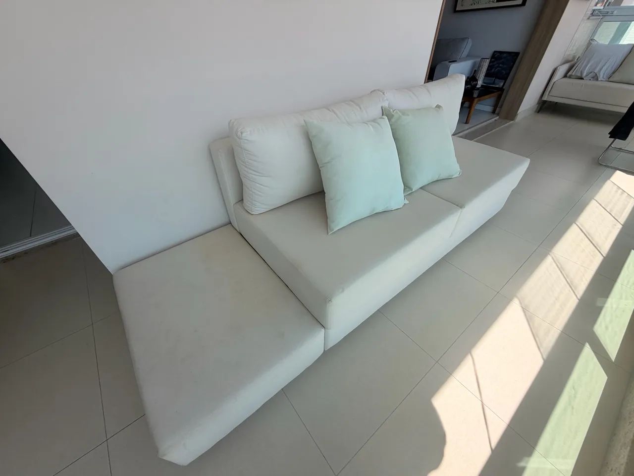 Sofa 3 lugares, 1,70+0,60m
