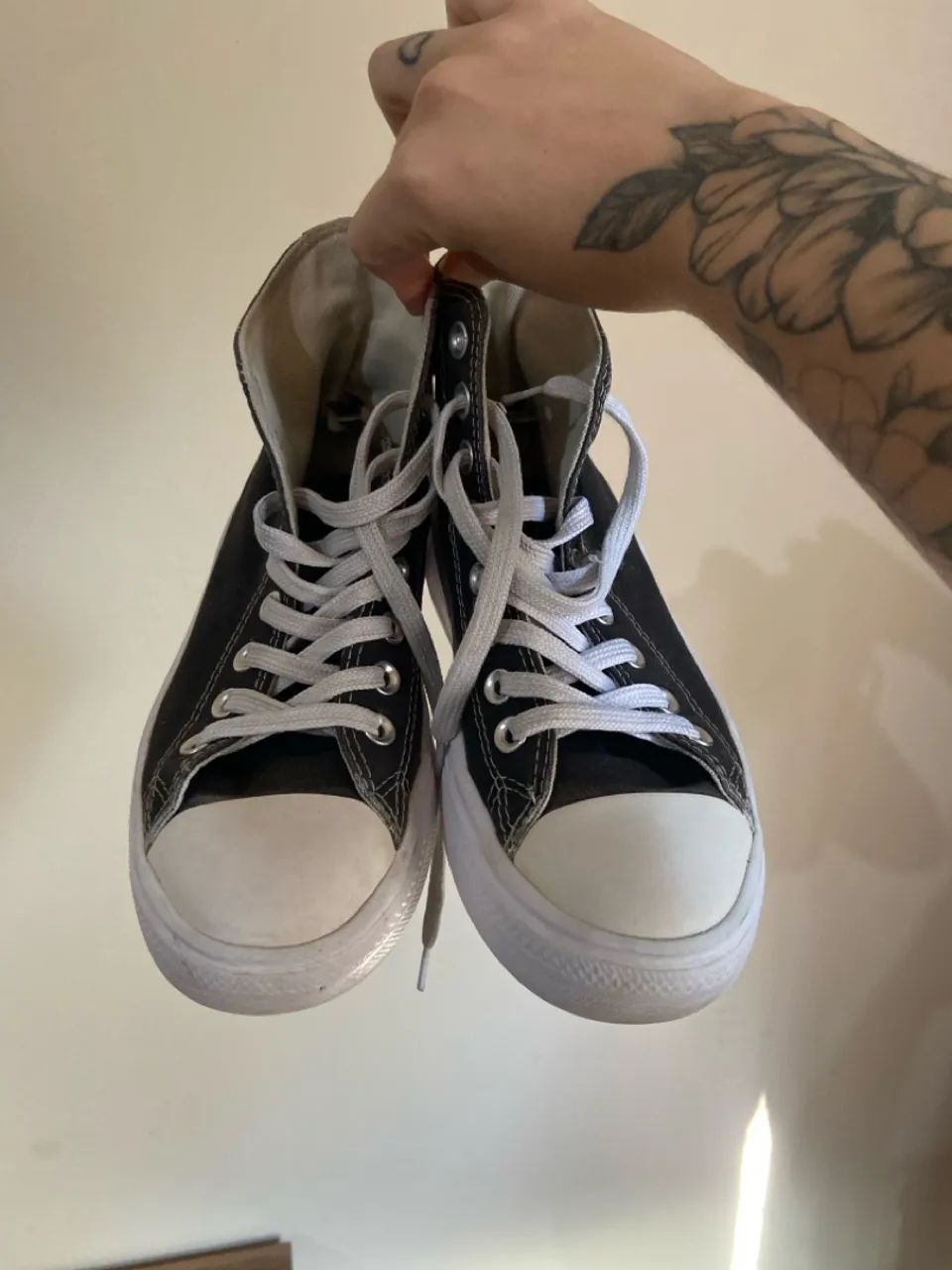 All star chuck Taylor plataforma preto  - Foto 4