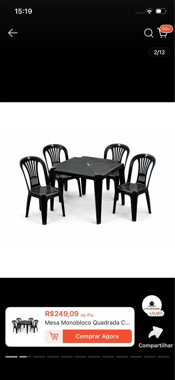 Vendo kit mesa com cadeira