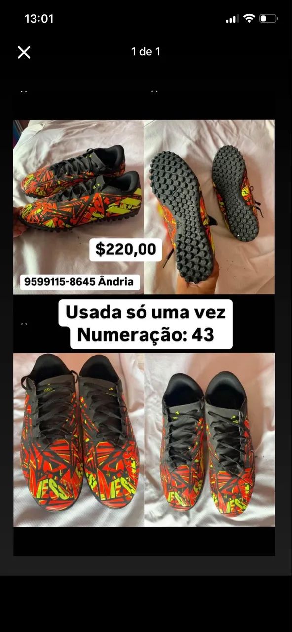 Chuteira society 