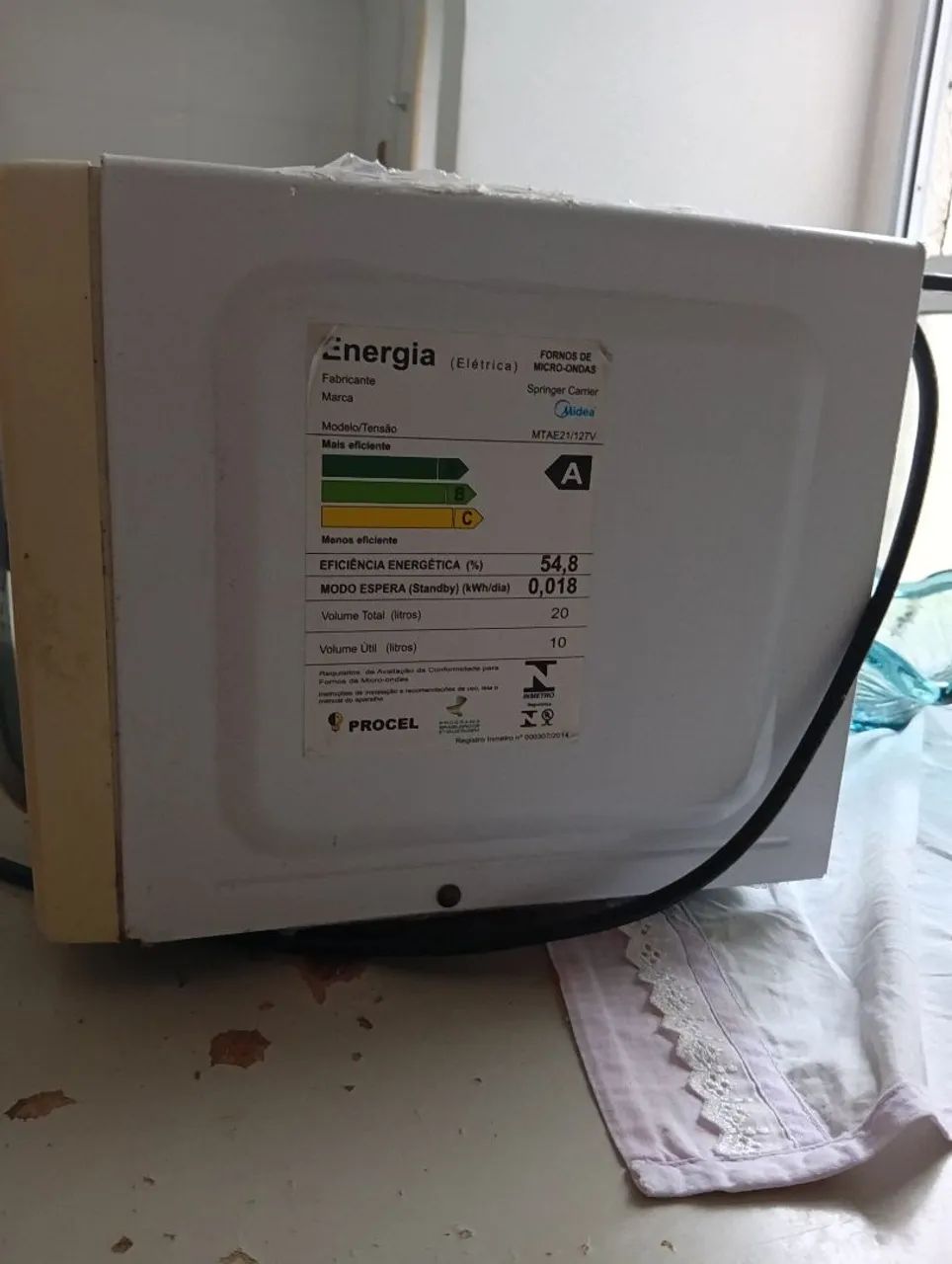 Microondas retirada de peças (funcionando perfeitamente) - Foto 4