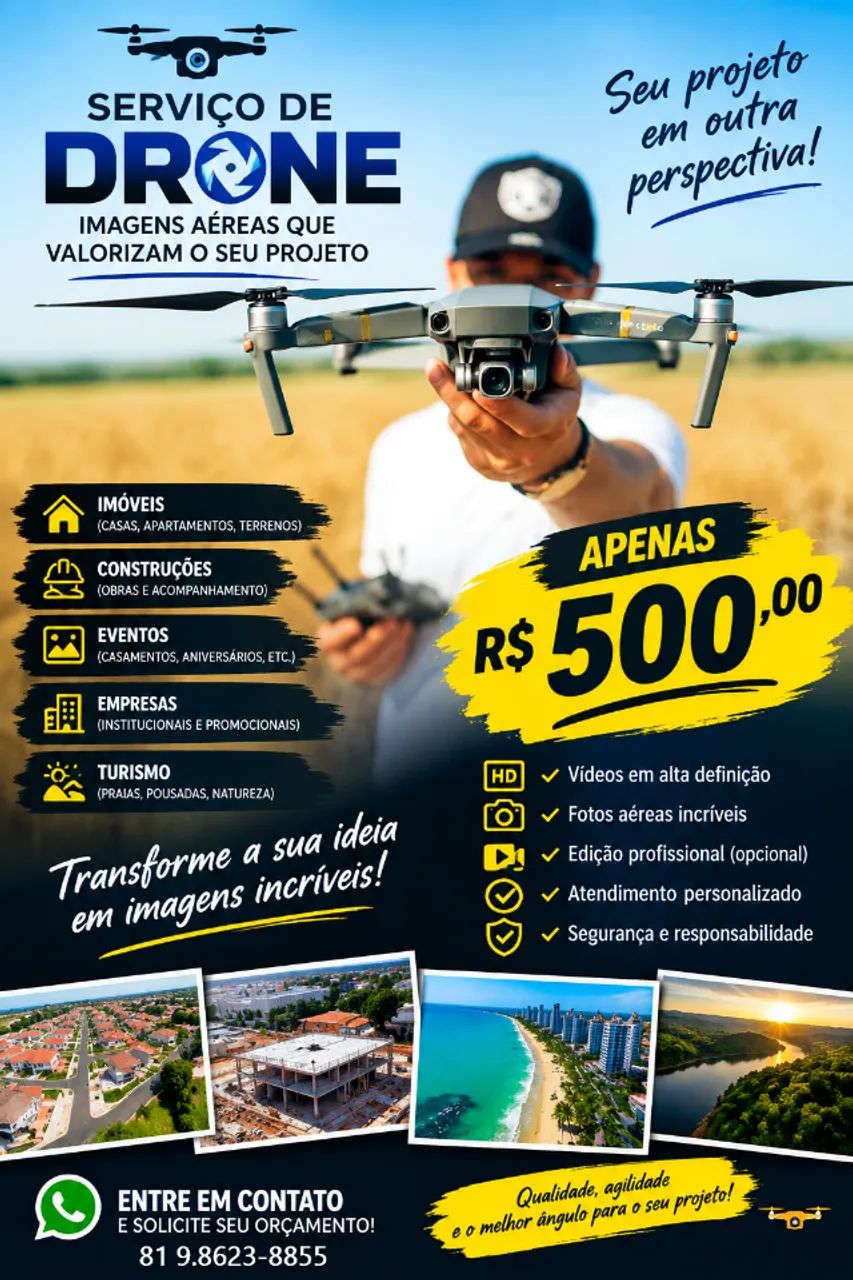 DRONE - FILMAGENS E FOTOS AÉREAS   - Foto 5