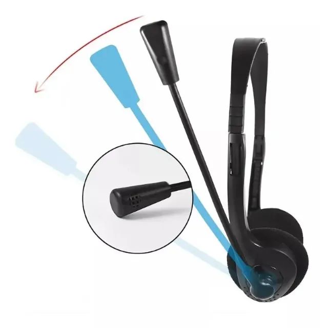 Fone De Ouvido Headset P2 Com Microfone Multimídia PC - Foto 3