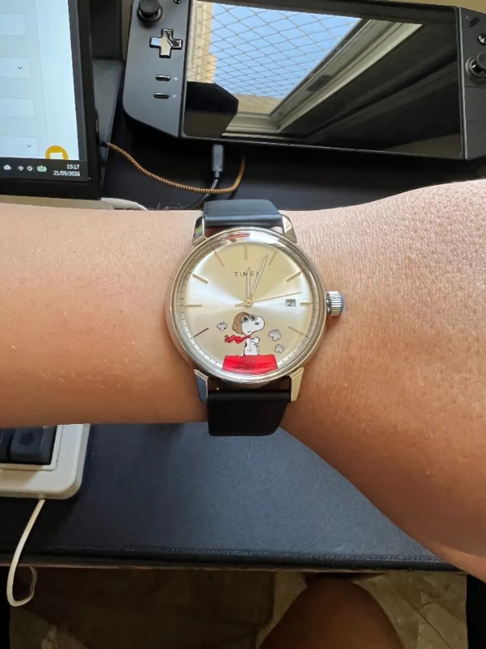 Relógio Timex Marlin Peanuts NOVO - Automatic - Snoopy "Flying Ace" - Foto 2