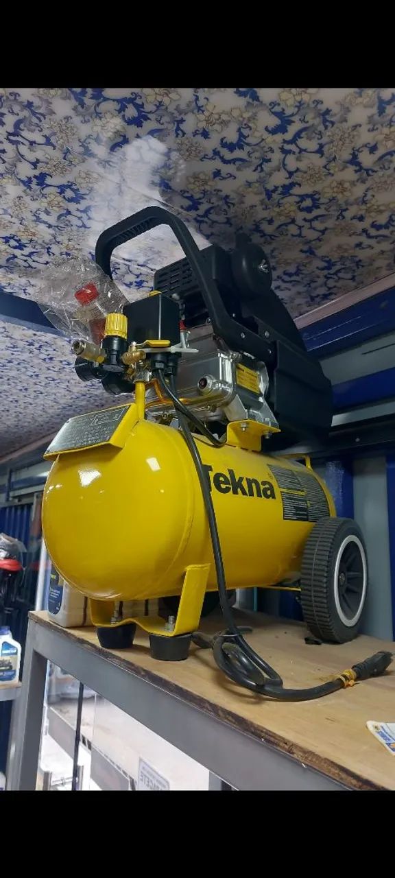 COMPRESSOR 25 LITROS 2,5CV 120PSI TEKNA