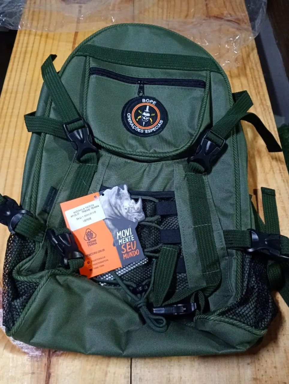 MOCHILA MILITAR APOLO BOPE VERDE - Foto 2