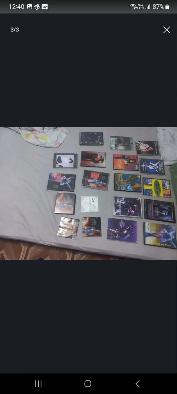 Coleção michael jackson 15 dvds  $80 reais  - Foto 2