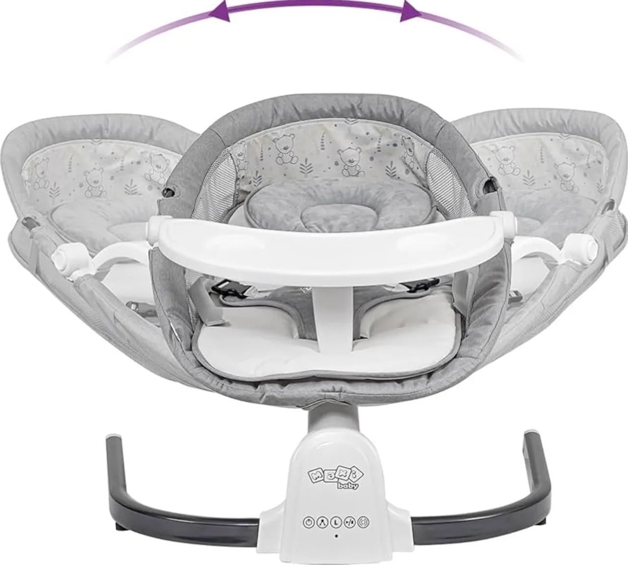 Cadeira de descanso e balanço bebe elétrica snug - Foto 3