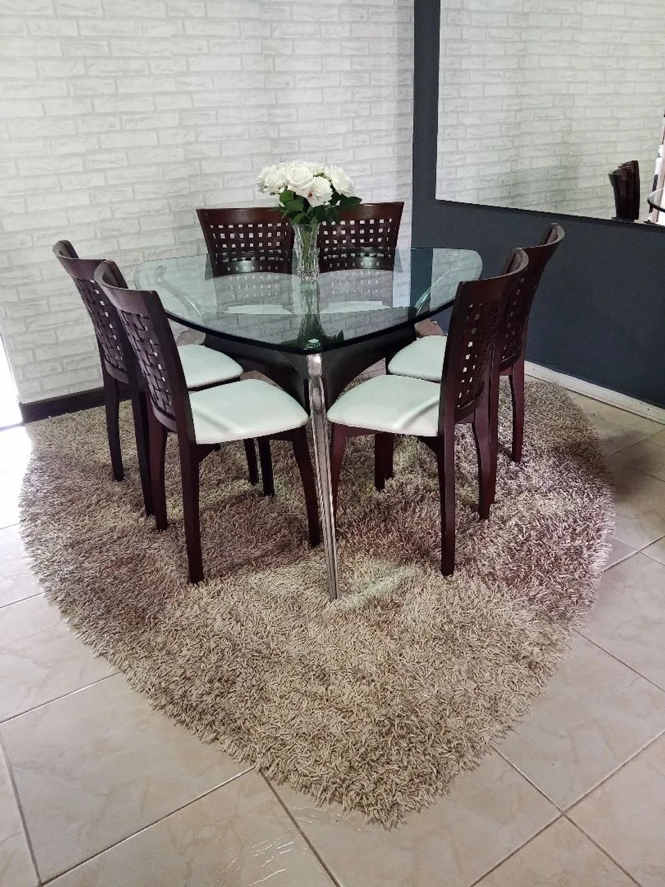 Mesa triangular 6 lugares  - Foto 5