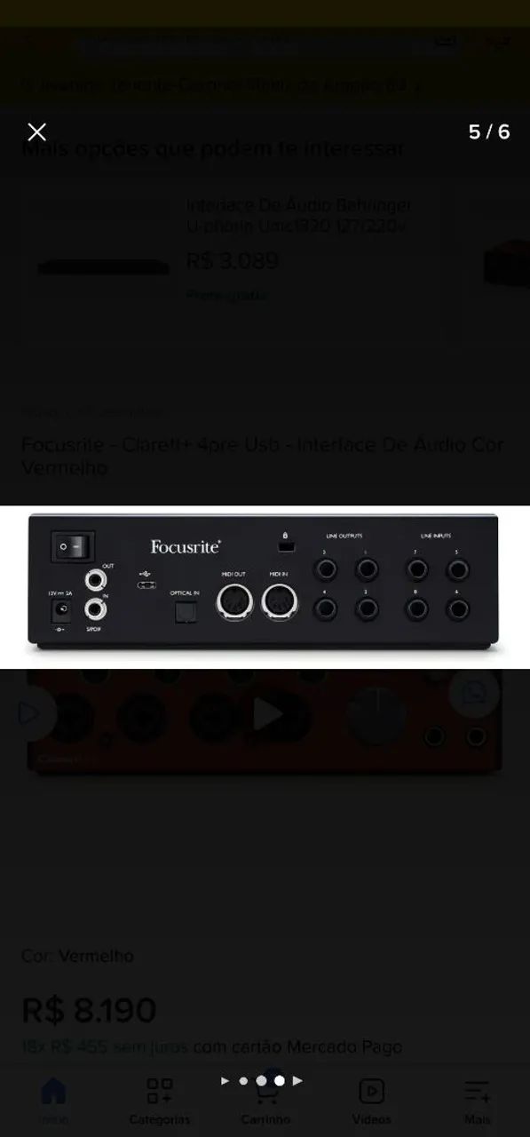 Focusrite Clarerr+ 4Pre - Foto 4
