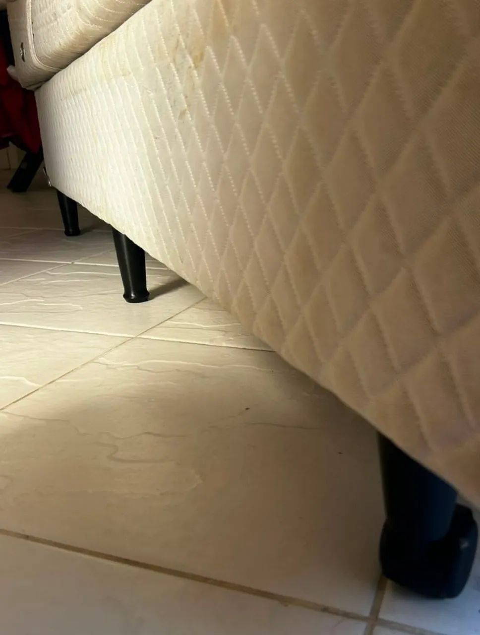 Cama de solteiro - Base Box com Colchão - Foto 5