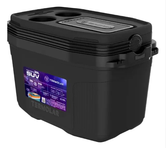 Caixa Termica Suv Cooler Com Alça 20 Litros Praia Pesca Camping