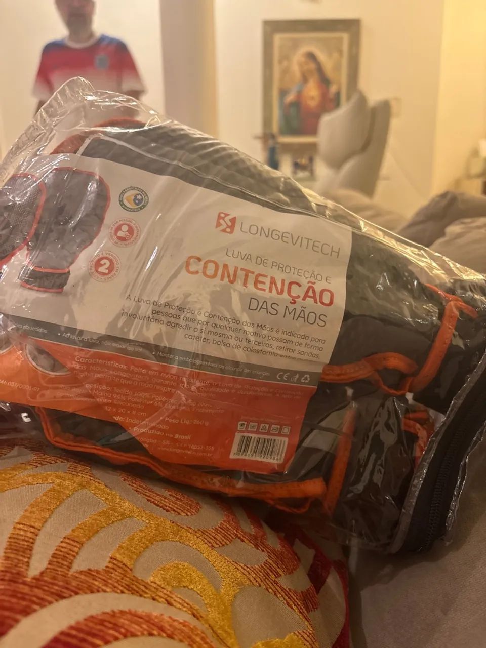Luva de contenção e proteção das mãos 