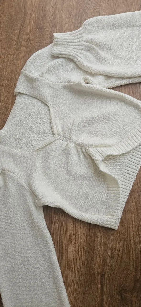 Cropped tricô Off-white 