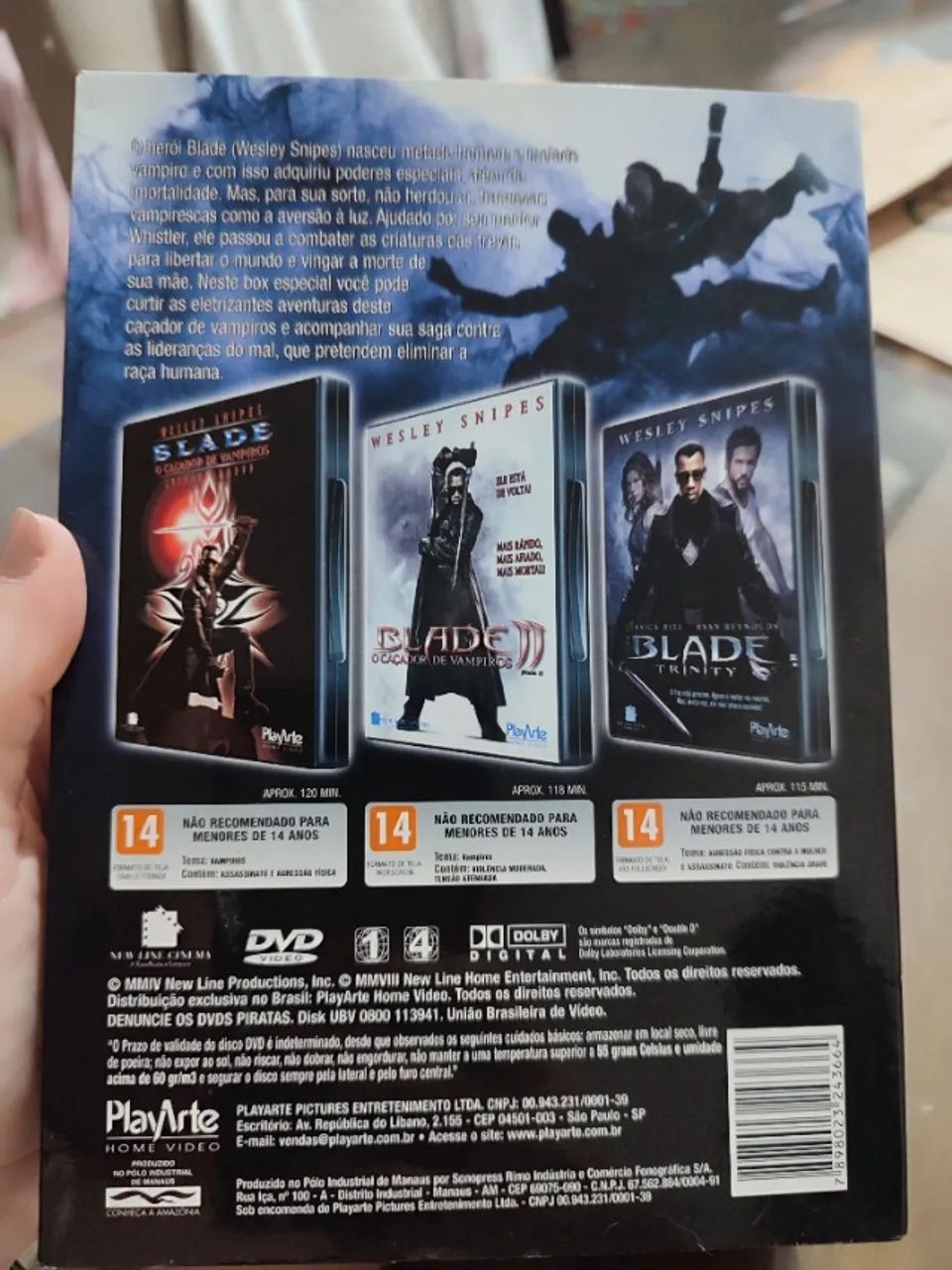 Box DVD Blade Trilogia - Foto 2